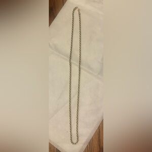 Vintage black/gold rope chain necklace